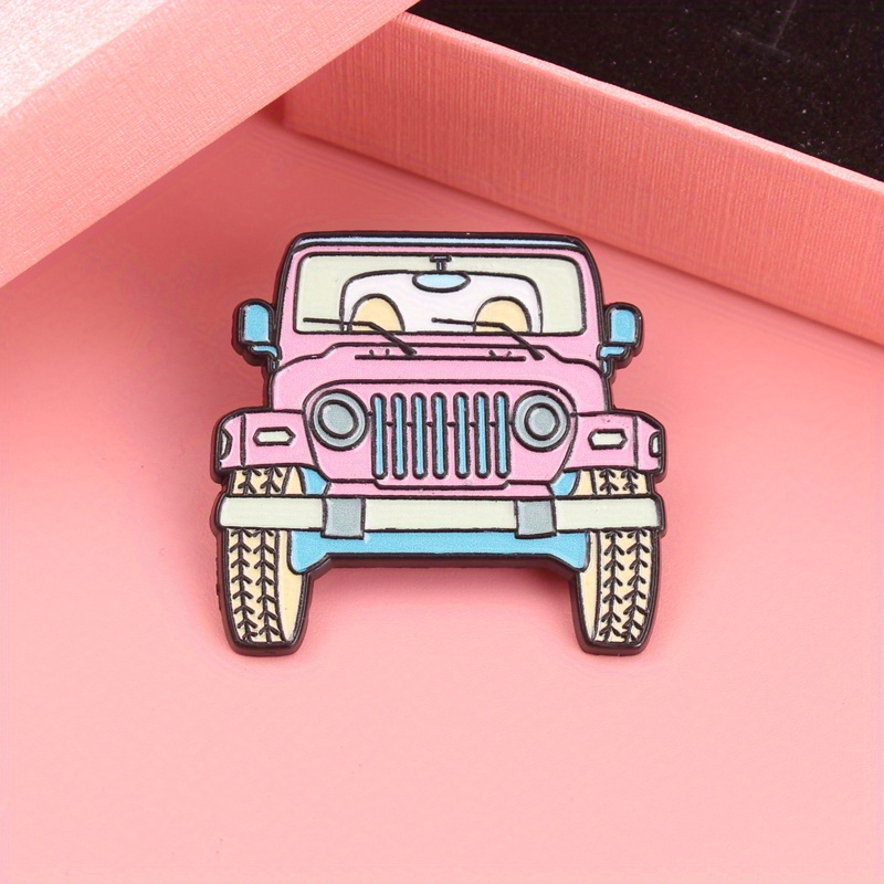 Women'S Jeep Bags - Adorável pino esmaltado de desenho animado