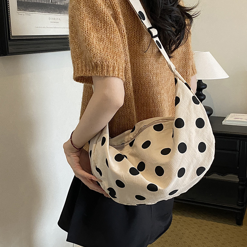 Hobo Bag Slouchy - Bolsa Transversal Grande de Lona para
