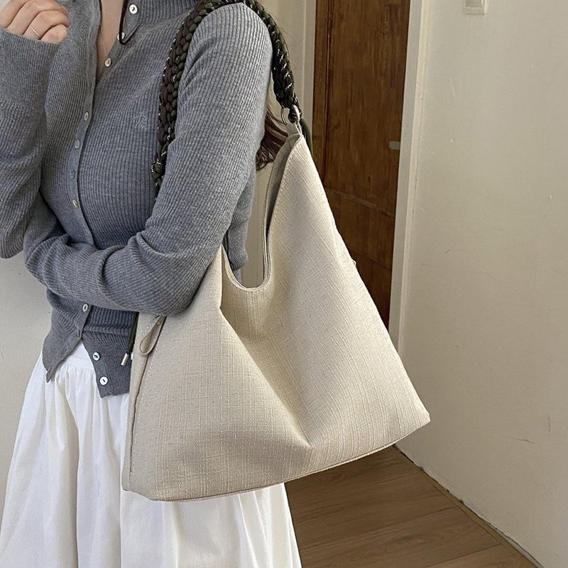 Bolsa Hobo Creme para Mulheres - Hobo Bag Slouchy avaliação e preço