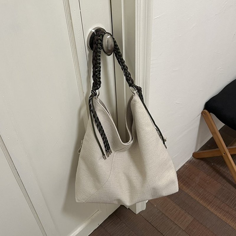 Bolsa Hobo Creme para Mulheres - Hobo Bag Slouchy avaliação e preço