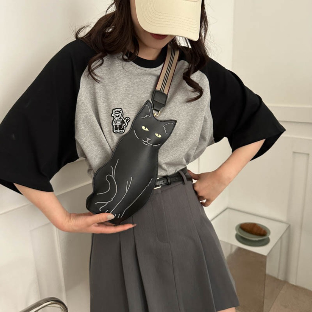 Mulheres bonito gato bolsa de  - Women Bags Trend 2025 avaliação e preço