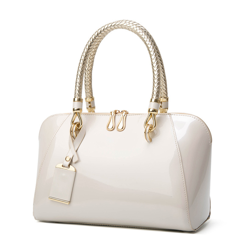 Bolsa Boston de couro brilhant - Women Bags Trend 2025 avaliação e preço