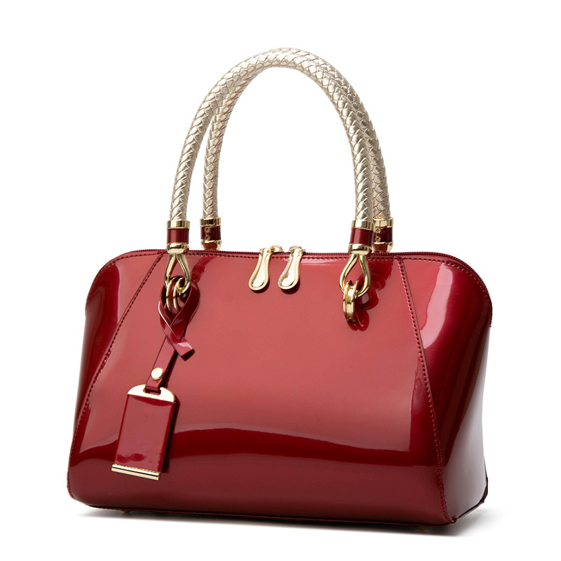 Bolsa Boston de couro brilhant - Women Bags Trend 2025 avaliação e preço