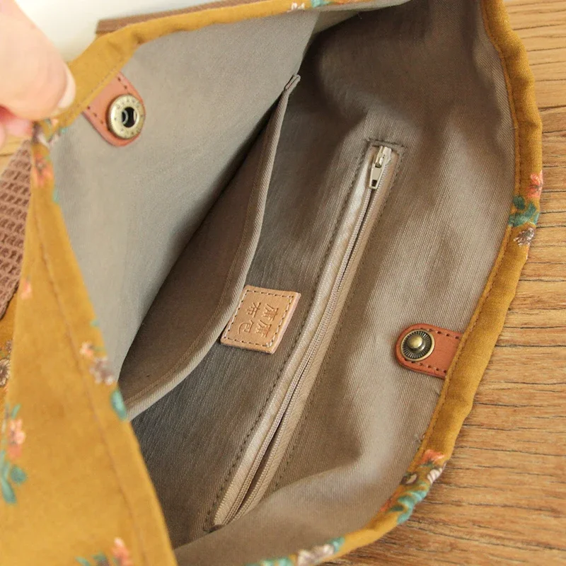 Bolsa de algodão feminina, tec - Hobo Bag Slouchy avaliação e preço