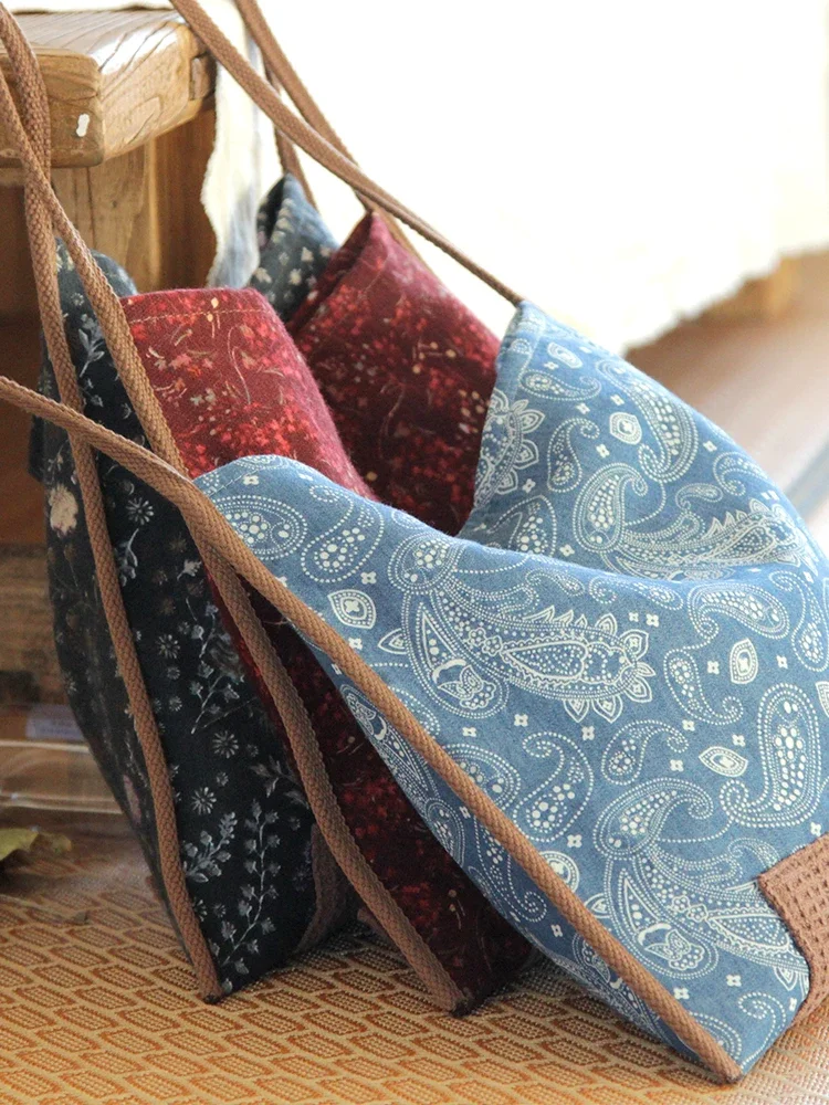 Bolsa de algodão feminina, tec - Hobo Bag Slouchy avaliação e preço