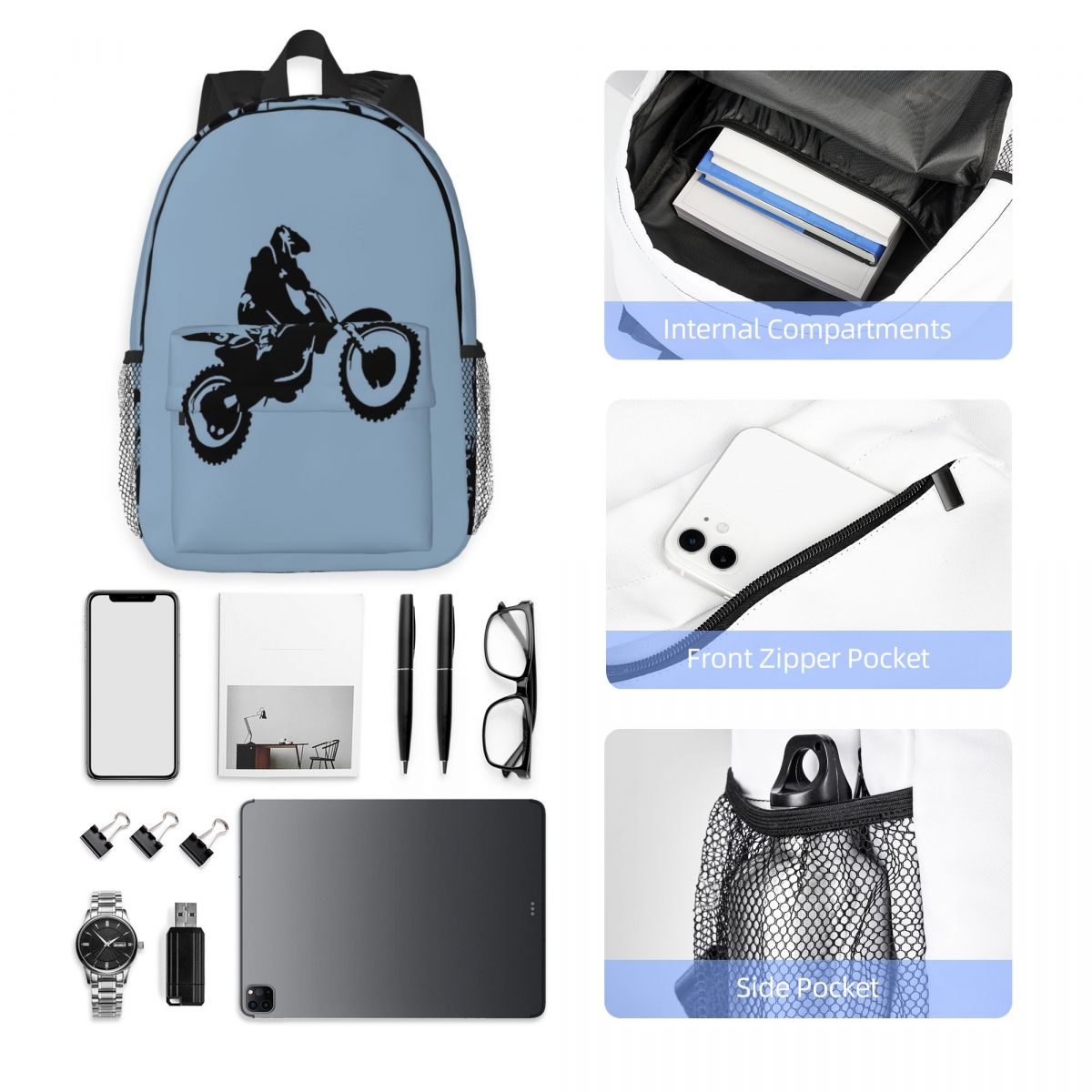 Mochila Moto X Dirt Bike Monot - Women Bags Vector avaliação e preço