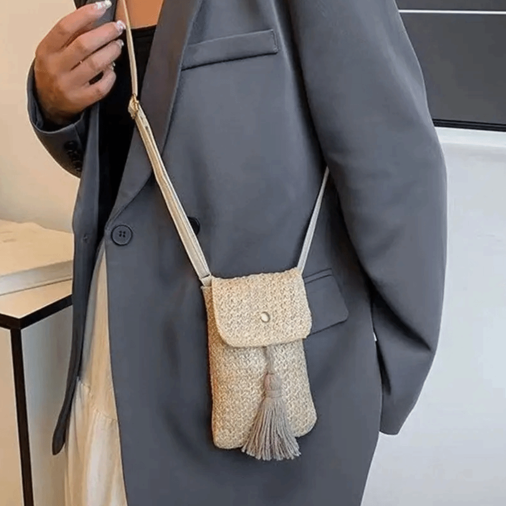 Bolsa Feminina Portátil de Pal - Woven Straw Bag avaliação e preço