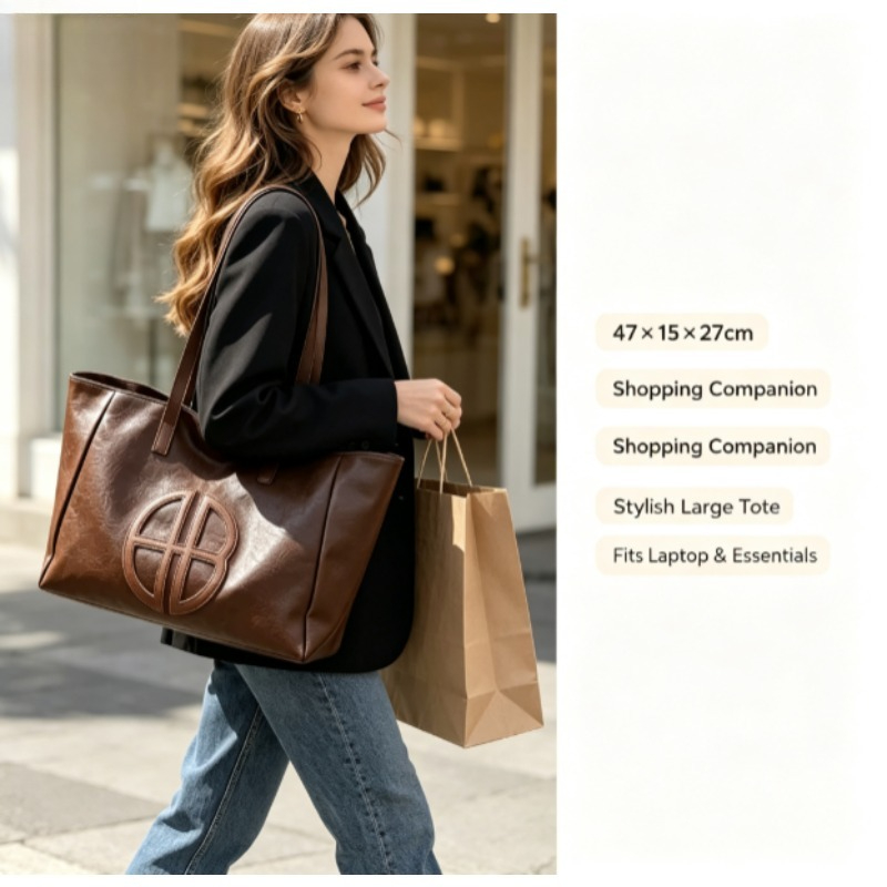 Nova Bolsa Tote Feminina Retrô - Women Bags 2026 Trends avaliação e preço
