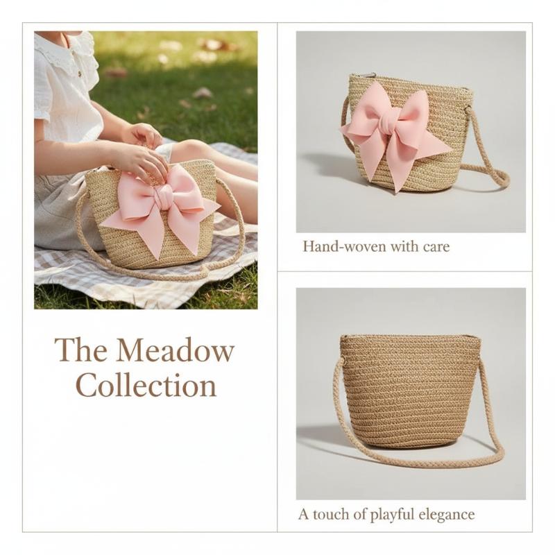 Bolsa de Ombro de Palha Trança - Woven Straw Bag avaliação e preço
