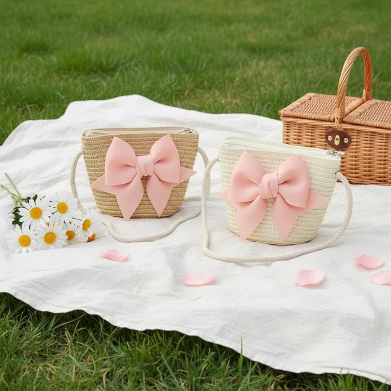 Bolsa de Ombro de Palha Trança - Woven Straw Bag avaliação e preço